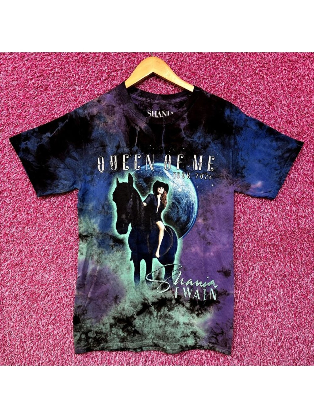 Shania Twain Queen of Me 2023 Country Tour Tie Dye S